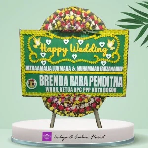Bunga Papan Pernikahan #101222