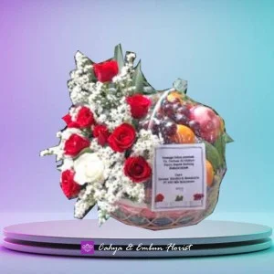 Parcel Buah Rangkaian Bunga #063758