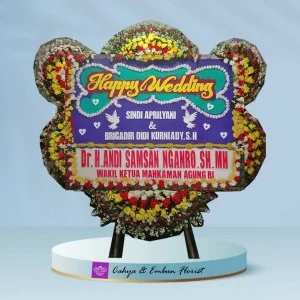 Bunga Papan Pernikahan #064251