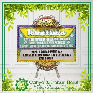 Bunga Papan Congrats 001