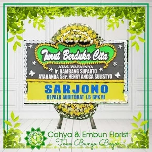Bunga Papan Duka Cita 005