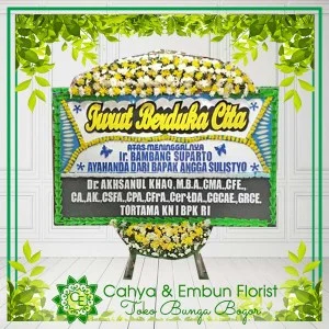 Bunga Papan Duka Cita 021