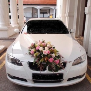 Toko Bunga Hias Mobil Pengantin Bogor
