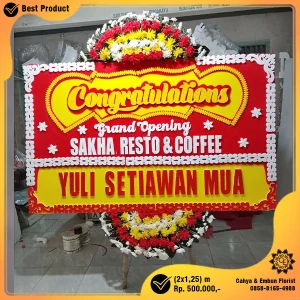 Bunga Papan Congratulations 2x1.25m Model BP-058