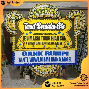 Bunga Papan Duka Cita 2x1.5m Model BP-010