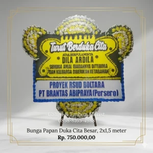 Bunga Papan Duka Cita 2x1.5m Model BP-1781581313969