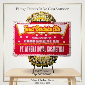 Bunga Papan Duka Cita 2x1.25m Model BP-1781584721281