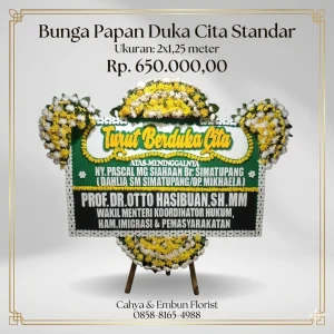 Bunga Papan Duka Cita 2x1.25m Model BP-1781584857232