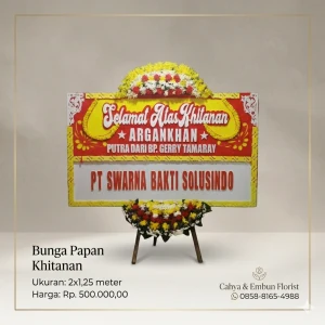 Bunga Papan Khitanan 2x1.25m Model BP-1781515496798