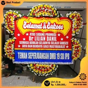 Bunga Papan Selamat & Sukses 2x1.5m Model BP-018