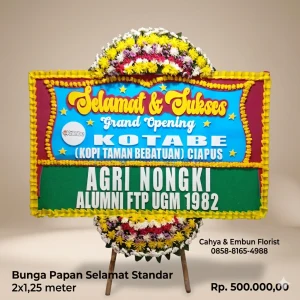 Bunga Papan Selamat & Sukses 2x1.25m Model BP-1781514025802