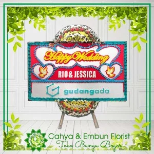 Bunga Papan Wedding 014