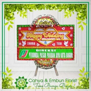 Bunga Papan Wedding 013