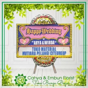 Bunga Papan Wedding 012