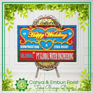 Bunga Papan Wedding 011