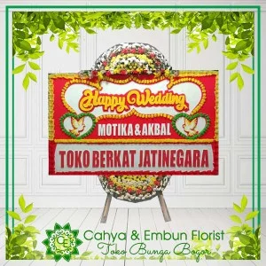 Bunga Papan Wedding 010