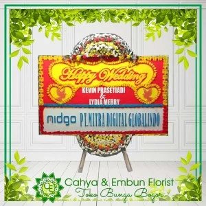 Bunga Papan Wedding 009