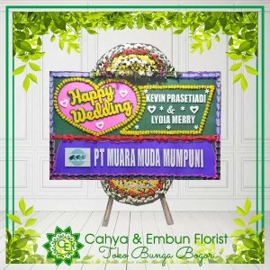 Bunga Papan Wedding 006