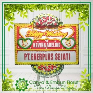 Bunga Papan Wedding 005