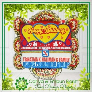 Bunga Papan Wedding 020
