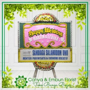 Bunga Papan Wedding 017