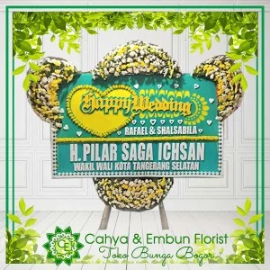 Bunga Papan Wedding 015