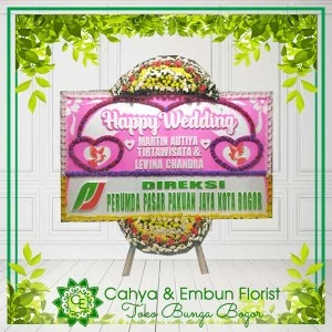 Bunga Papan Wedding 002