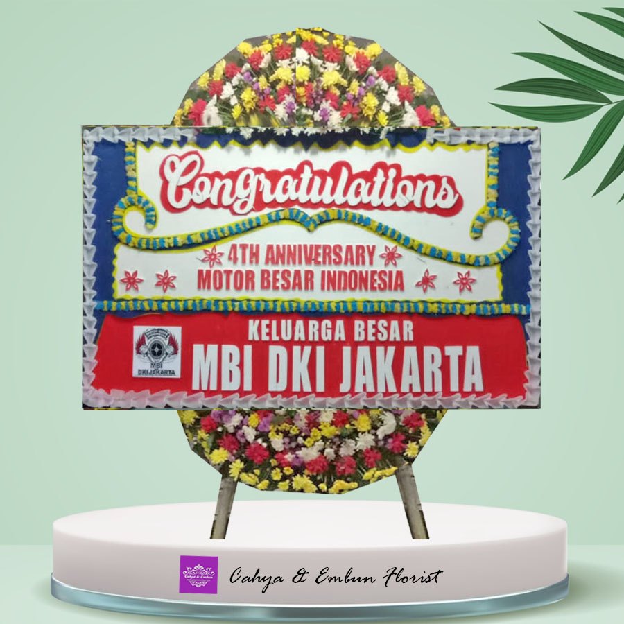 Papan Bunga Congrats 009, Cahya & Embun Florist, Toko Bunga Bogor