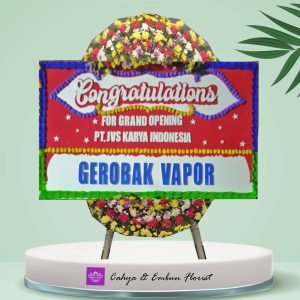 Papan Bunga Congrats 007, Cahya & Embun Florist, Toko Bunga Bogor