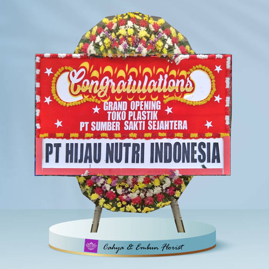 Papan Bunga Congrats 006, Cahya & Embun Florist, Toko Bunga Bogor