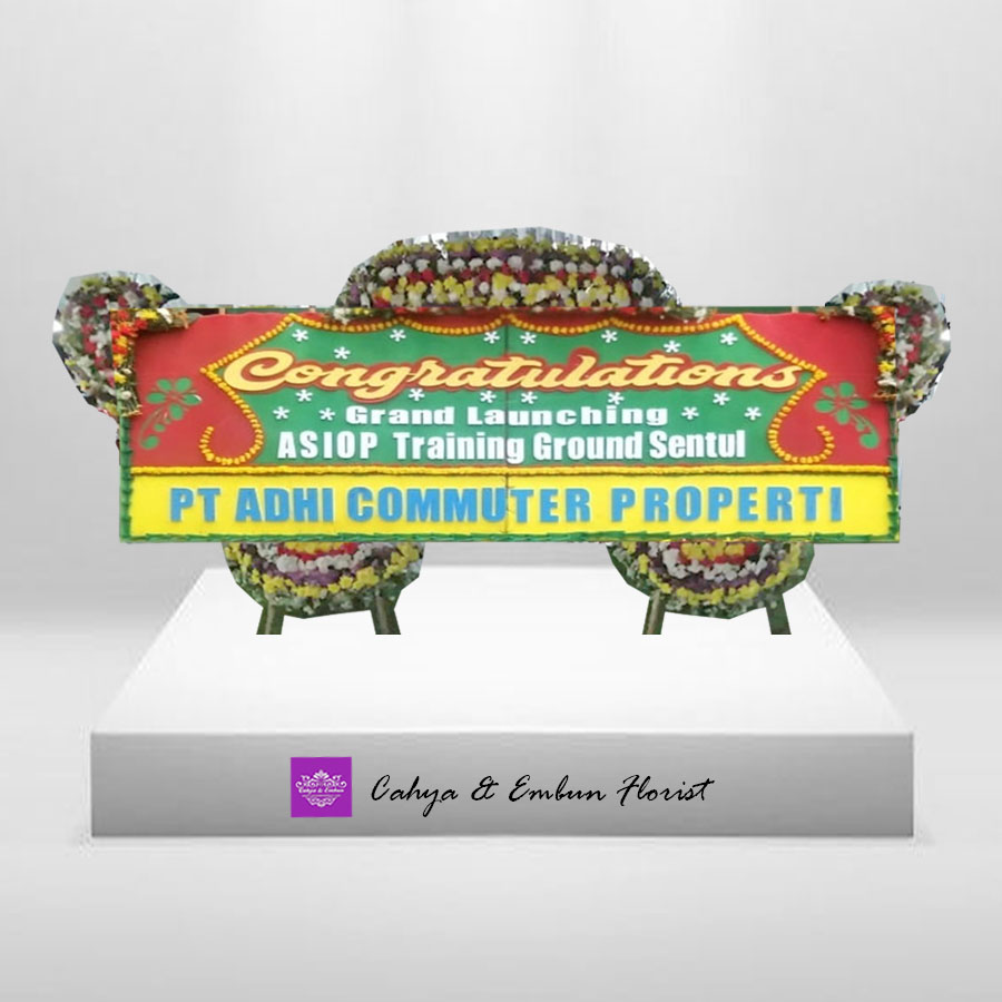 Papan Bunga Congrats 002, Cahya & Embun Florist, Toko Bunga Bogor