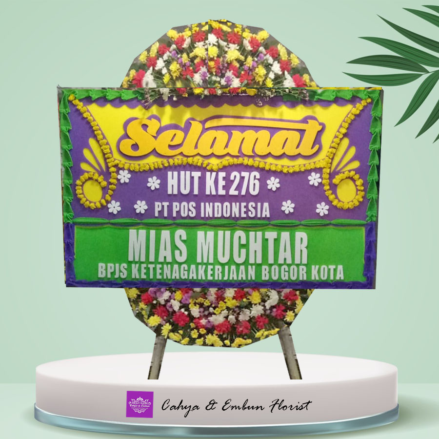 Papan Bunga Anniversary 010, Cahya & Embun Florist, Toko Bunga Bogor