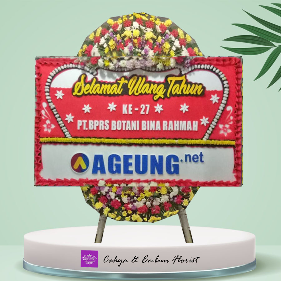 Papan Bunga Anniversary 005, Cahya & Embun Florist, Toko Bunga Bogor